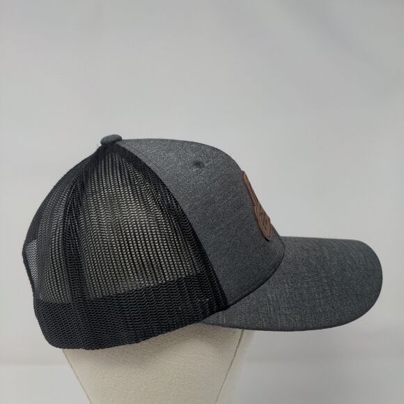 D25 Est. 1999 Snapback Trucker Hat Gray One Size Adjustable Mesh Back Team 365 - Picture 4 of 9